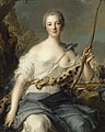 Pompadour as Diana by Jean-Marc Nattier