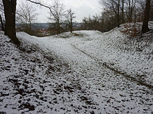 Ditch around the castle stable Aalen