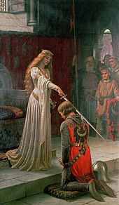 Display of a knighthood
