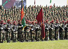 NATO poolt koolitatud Afganistani rahvuslik armee (ANA).