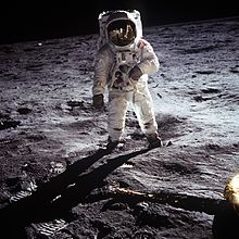 Buzz Aldrin (im Bild) ging mit Neil Armstrong auf dem Mond spazieren, auf Apollo 11, 20. bis 21. Juli 1969