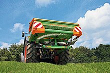 Application of mineral fertilisers (e.g. calcium ammonium nitrate, a nitrogen fertiliser)