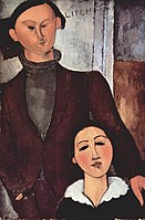 Amadeo Modigliani, Jacques and Berthe Lipchitz, 1916