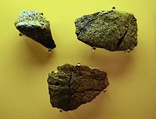 Soapstone artifacts from the Archaic Period (c. 8000-2000 B.C.), Great Smoky Mountains Heritage Center, Townsend.