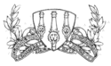 Arsenal FC's first club crest from 1888