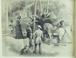 Arte retratando uma plantação do sul