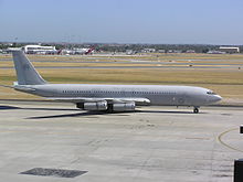 RAAF 707-368C all'aeroporto internazionale di Perth, Australia