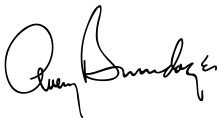Brundage's signature