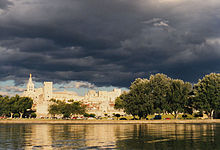 Violent summer thunderstorm over Avignon (July 2000)