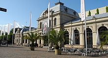 La entrada al Festspielhaus