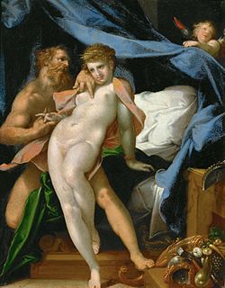 Vulkan in Maia, Bartholomäus Spranger
