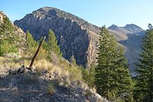 Mountains at Bayhorse Creek in Custer County