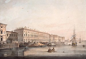 Râul Neva din Sankt Petersburg.  