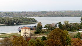 Mouth of the Sava into the Danube in Belgrade