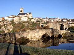 The Notre-Dame church and the old bridge.