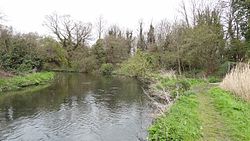 Bennett-Loch und Fluss Wandle