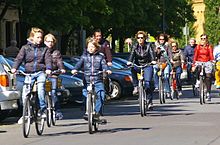 Bicyclist in Berlin