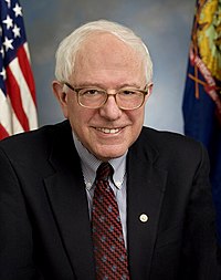 Senatorul Bernie Sanders  
