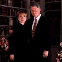Hillary ja Bill Clinton Valges Majas 1993. aastal