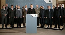 Tony Blair taler om angrebet på det 31. G8-topmøde i Skotland  