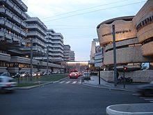 Mériadeck, new district built in the seventies