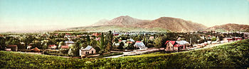 Panoramadruck von Boulder, 1900