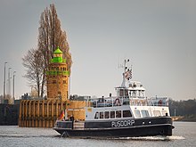 Bremen pier tower/pier light Überseehafen Süd - also "Mäuseturm" 05-2021