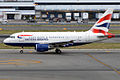 A British Airways A318.
