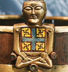 Handle of a bucket from the Oseberg ship, presumed Celtic origin, undated