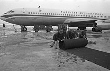 Un Boeing 707 al Pakistan International Airlines în Germania, 1961  