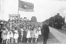 Opening of the Hindenburg Dam in 1927