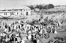 Inauguration of the German war memorial in Tianjin, 1905