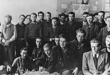 Arrested members of the Résistance in France