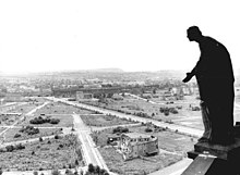 The same view after the rubble clearance, 1958