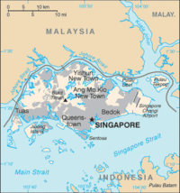 Singapur Haritası