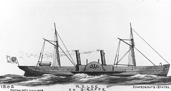 La CSS Robert E. Lee un famoso corridore di blocco confederato