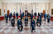 El gabinete de Biden en abril de 2021  