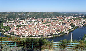 Cahors from Mont Saint-Cyr