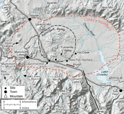 Carte de la Caldeira de la Longue Vallée