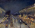 Camille Pissarro, Boulevarde Montemartre at Night (1898)