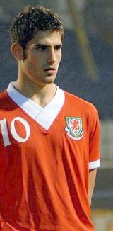Ched Evans z drużyną Walii Under-21 w 2009 roku