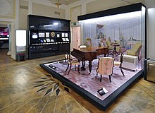 The last Pleyel grand piano (no. 14810) on which Chopin played and composed from November 1848 until his death (Frédéric Chopin Museum Warsaw).