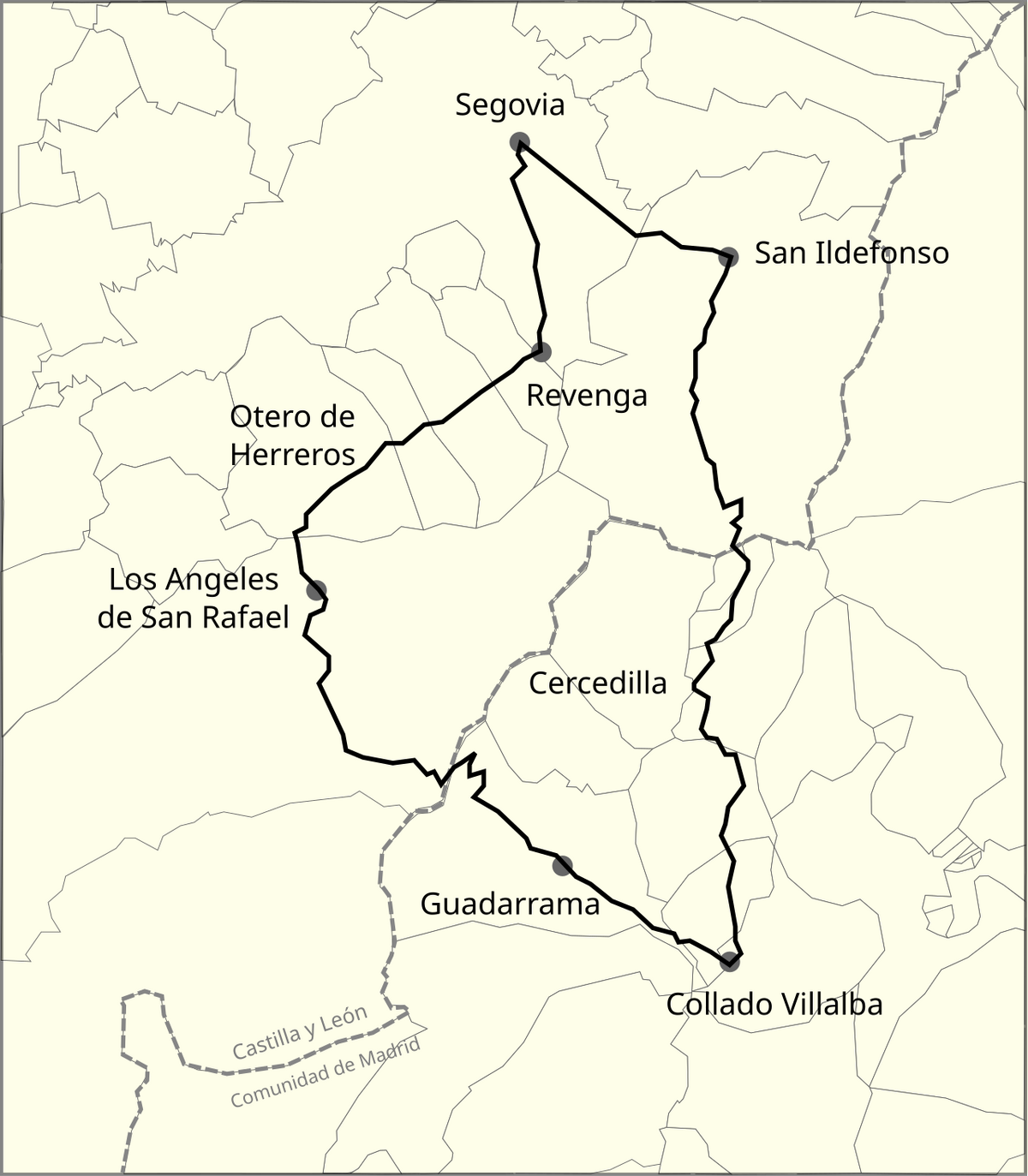 Guadarrama, anvendt i 1913  