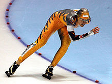 Clara Hughes at the Women's Speed Skating World Championships (Allround) in Heerenveen (2007)