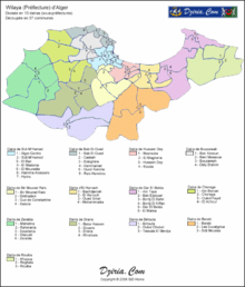 Districts and municipalities of Algiers