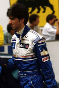 Damon Hill i det franske Grand Prix i 1995