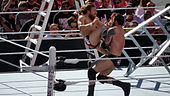 Bryan udførte Running Knee på Bad News Barrett ved WrestleMania 31  