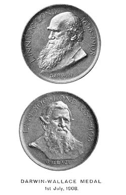 La medaglia Darwin-Wallace