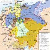 Map of the German Confederation
