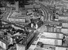 The city centre of Karl-Marx-Stadt in 1977